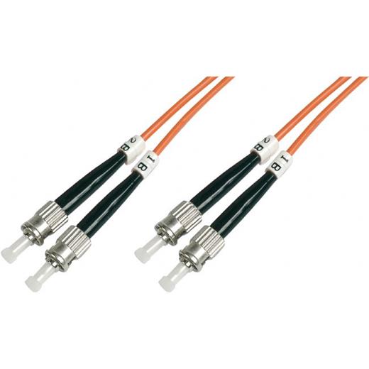 BC-FO-5STST-03 Beek ST-ST Fiber Optik Patch Kablo, 3 metre, Multimode, 3.0mm Duplex, 50/125, OM 2, LSZH