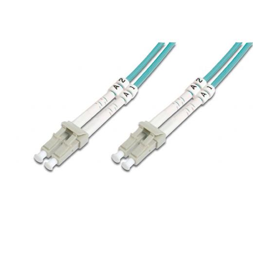 DK-2533-01/3 Digitus LC-LC Fiber Optik Patch Kablo, 1 metre, Multimode, Duplex, 50/125, OM3