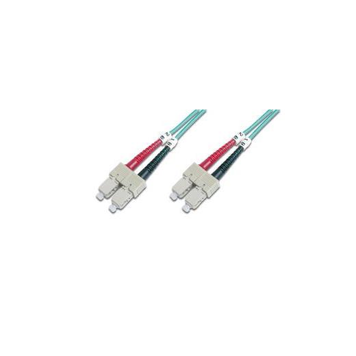 DK-2522-03/3 Digitus SC-SC Fiber Optik Patch Kablo, 3 metre, Multimode, Duplex, 50/125, OM3