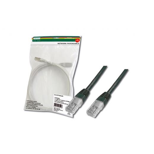 DK-1511-070/BLACK Digitus Cat-5e UTP Patch Kablosu, 7 metre, AWG 26/7, Siyah Renk, 3P sertifikalı 