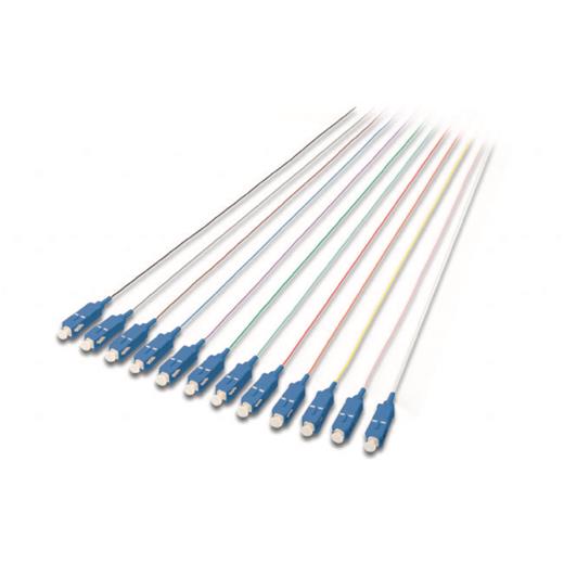 DK-29221-02 Digitus SC/PC Fiber PigTail, Semi Tight Buffer, 9/125 µ DIN IEC 304 renk kodlu, singlemode, uzunluk 2 metre, Class OS1, BİRİM FİYATIDIR