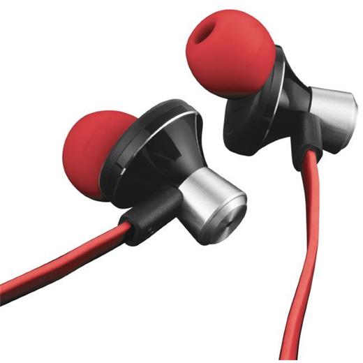 Trust ONYC Kulakiçi Kulaklık-Kırmızı