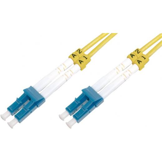 BC-FO-9LCLC-05-T Beek LC-LC Fiber Optik Patch Kablo, Telekom Tipi, 5 metre, Singlemode, 3.0mm Duplex, 9/125, OS 2, LSZH