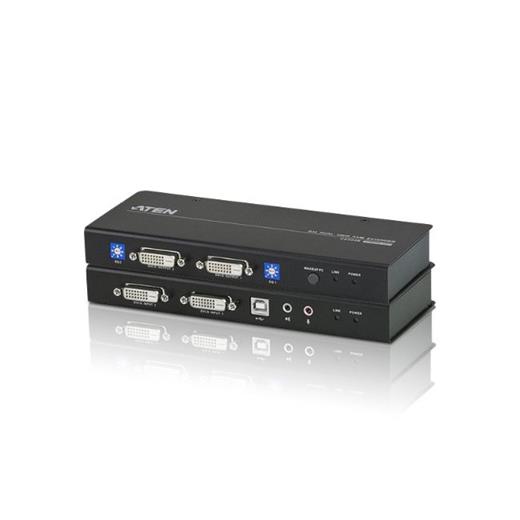 ATEN-CE604 Dual View Dvi KVM (Keyboard/Video Monitor/Mouse) Mesafe Uzatma Cihazı