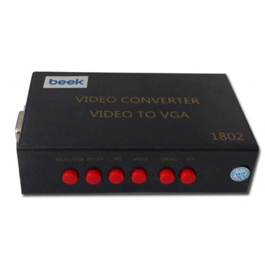 BS-1802 Beek Kompozit Video & S-Video Sinyalini <-> VGA Sinyaline Çevirici

(Muadil: PCP-TV2VGA/AB 515)