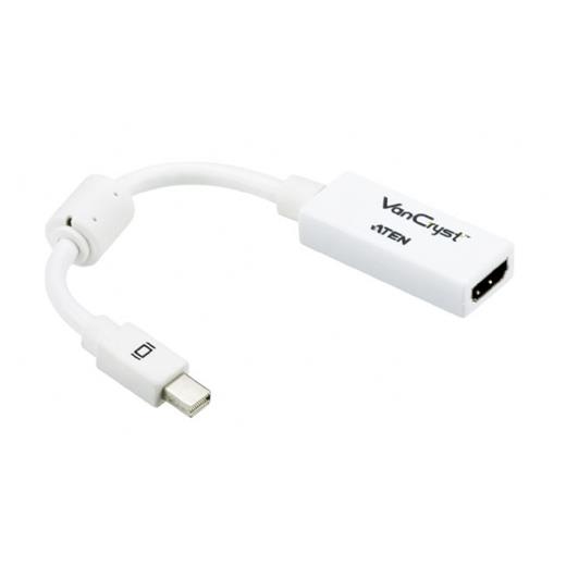 ATEN-VC980 Mini DisplayPort <-> Hdmi Adaptörü, Mini DisplayPort Erkek <-> Hdmi A Dişi