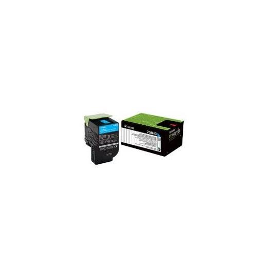 Lexmark 70C8HC0 Mavi Return Toner 3000 Sayfa