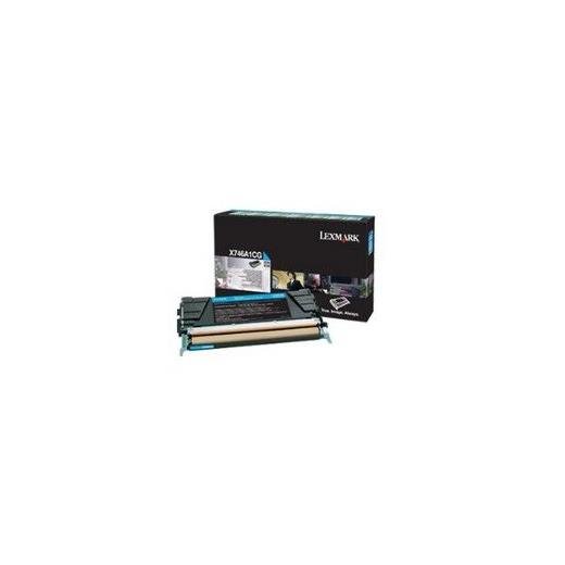Lexmark X746A1CG Mavi Return Toner Cardridge 7K