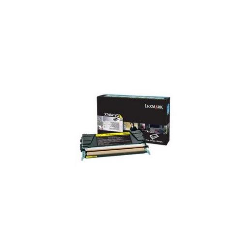 Lexmark X746A1YG Sarı Return Toner Cardridge 7K