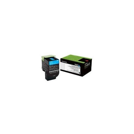 Lexmark 70C80C0 Mavi Return Toner 1000 Sayfa