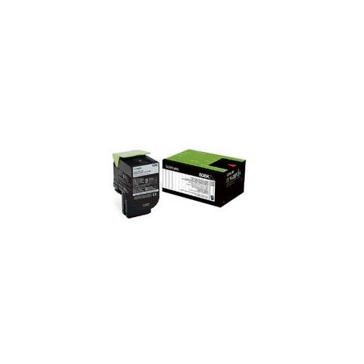 Lexmark 80C80K0 Siyah Return Toner 1000 Sayfa