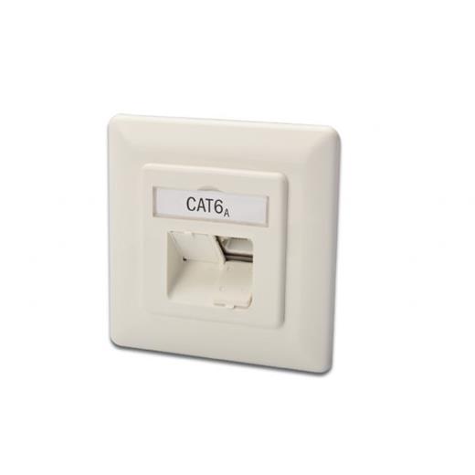 DN-9007-1 Digitus Sıva Altı İkili CAT. 6A Class EA Priz, Shielded (Zırhlı), 2 x RJ45, Flush Mount