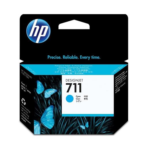 HP 711 Cyan Mavi 29ML Plotter Kartuşu CZ130A