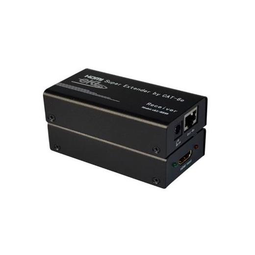 BS-HE60 Beek Hdmi Sinyal Uzatma Cihazı, Alıcı (Receiver) ve Verici (Transmitter) Birim dahil,  60 metre, HDCP uyumlu, Maksimum çözünürlük 1080p (Hdmi Video Extender)