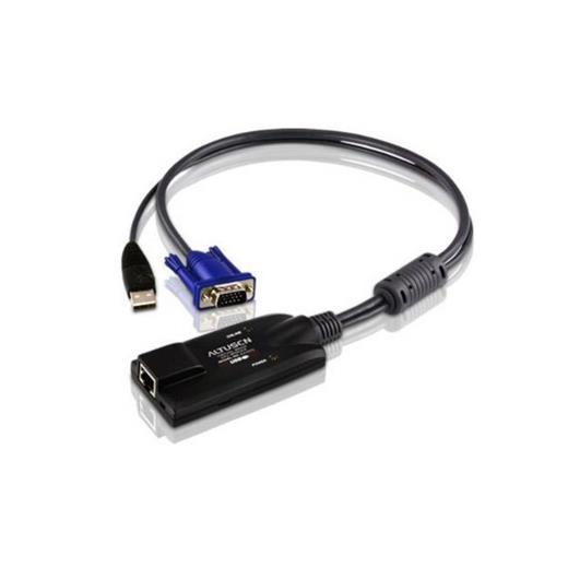 ATEN-KA7570 Altusen USB KVM Adaptör Kablosu (CPU Modül), KVM Kablosunun PC'nin USB portuna Bağlanması İçin Adaptör, maksimum mesafe 40 metre, ATEN-KH2508A, ATEN-KH2516A ile birlikte kullanılır