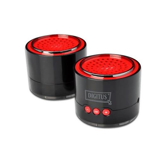 DA-10292 Digitus Bluetooth RockBass Taşınabilir Stereo Hoparlör, 4 Watt (Digitus Bluetooth RockBass Speaker)