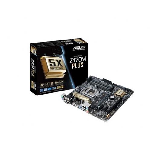 Asus Z170M-PLUS, Z170, LGA 1151, DDR4, M.2, USB 3.1, Anakart