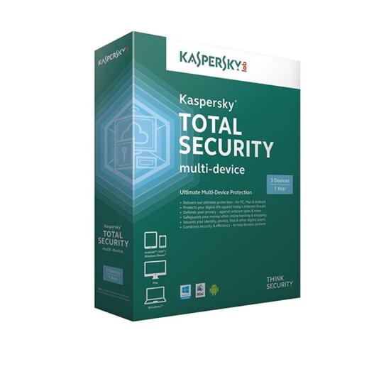 Kaspersky Total Security Trk Kutu 2019 1yıl 3 Kullanıcı