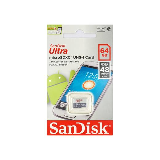Sandisk 64Gb Mıcro Sd Androıd 48 Mb/S Sdsqunb-064G-Gn3Mn