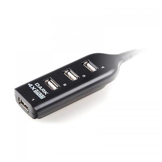 Dark Connect Master U24, 4 Port USB Hub