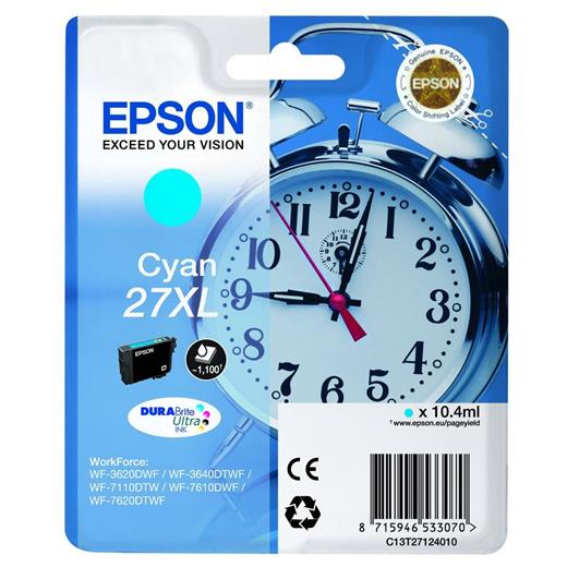 Epson T27124 Cyan 27Xl Durabrite Ultra Kartuş