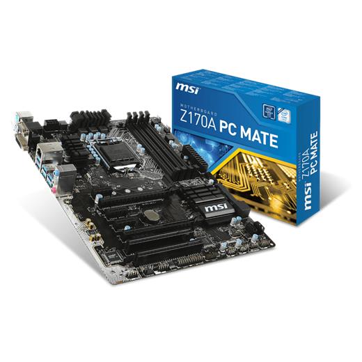 Msi Z170A PC Mate DDR4 M2 Sata3 Usb3.1 1151pin