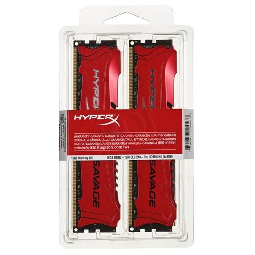 Kingston 16GB 2x8G HyperX D3 1600M HX316C9SRK2/16