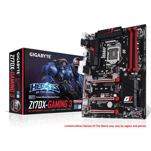 Gigabyte Z170X-Gaming 3 Intel 1151Pin DDR4 S+V+GL