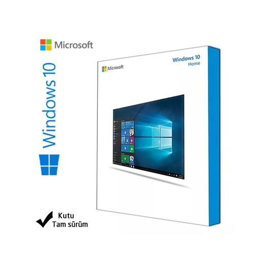 Microsoft Windows 10 Home KW9-00262 Türkçe 32/64Bit Kutu İşletim Sistemi