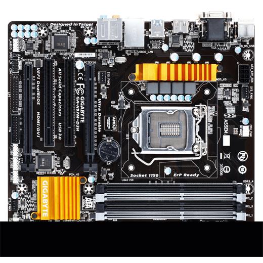 Gigabyte H97M-D3H Intel 1150P DDR3 S+V+GL mATX