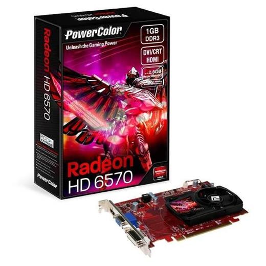 Powercolor Atı 1 Gb Hd6570  (2.8Gb) 128Bit  Ddr3 Pcıe  (Vga+Dvi+Hdmi)
