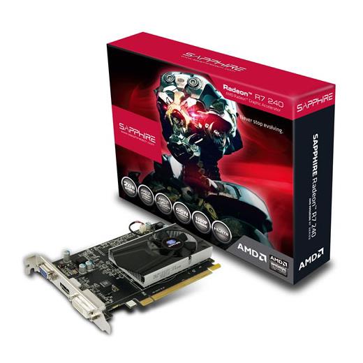 Sapphıre Atı R7 240 (128Bit) 2 Gb Ddr3 Pcı-E  Dvi+Hdmi (11216-00-20G)