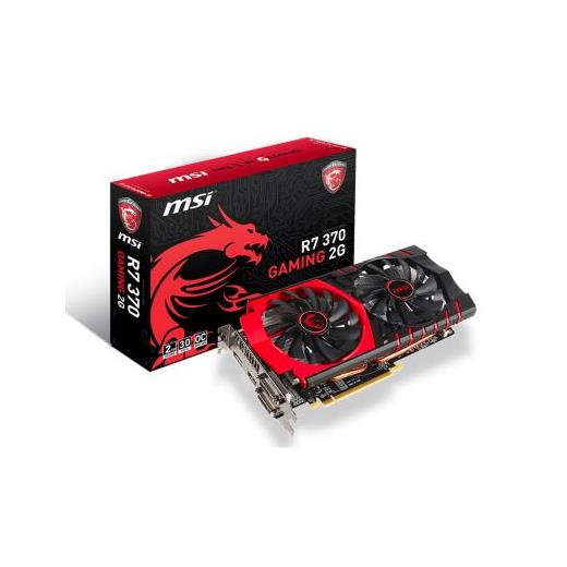 Msi R7 370 Gaming 2GB GDDR5 256Bit 2Dvi Hdmi Dp