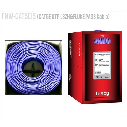 Frisby FNW-CAT5E15 CAT5E UTP LSZH&FLUKE PASS 305MT
