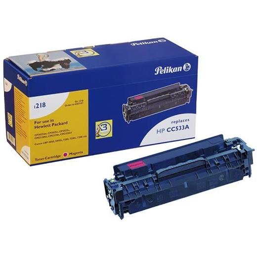 Pelikan Hp CC533A İLE UYUMLU KIRMIZI TONER