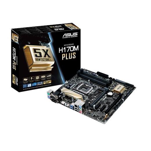 Asus H170M-Plus DDR4 Vga Dvi Usb3.0 1151pin
