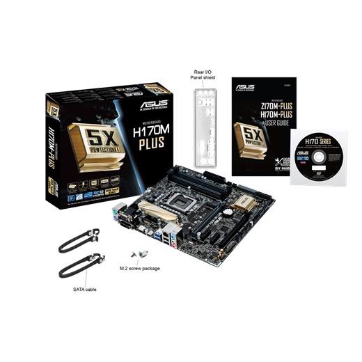 Asus H170M-Plus DDR4 Vga Dvi Usb3.0 1151pin