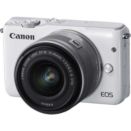 Canon Eos M10 Wh M15-45 S - Beyaz