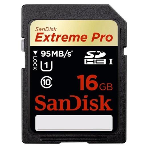 SanDisk 16GB - SDSDXPA-016G-X46 - Extreme Pro SDHC/SDXC UHS-I 95mb Bellek Kartı