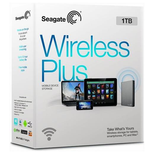 SEAGATE Wireless Plus STCK1000200, 2.5