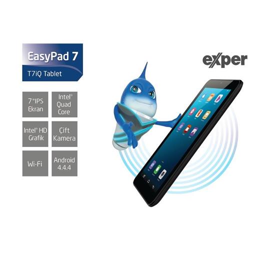Exper Easypad T7İq-8G Intel 3735G/ 7İnç Ips/ 1Gb/ 8Gb/ Android 4.4