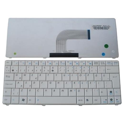 ERK-AS153TRB - Asus N10, N10E, N10J Serisi Türkçe Beyaz Notebook Klavye
