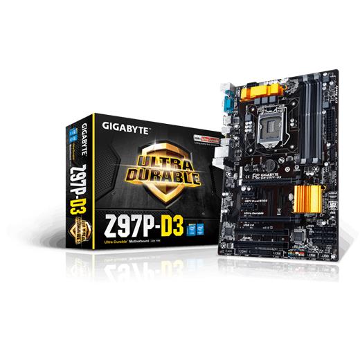 Gigabyte Z97P-D3 Intel 1150P DDR3 S+V+GL ATX