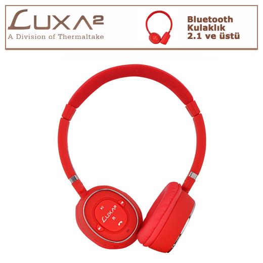 LUXA2 Bluetooth Kulaklık - Kırmızı LHA0049