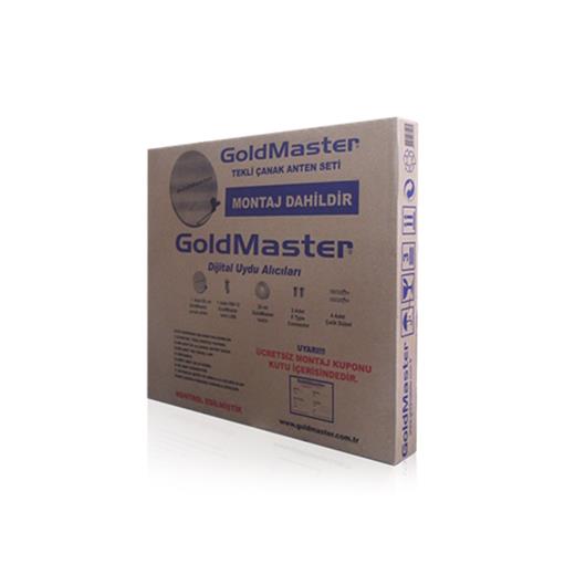 Goldmaster 85Lik Tekli Çanak Anten Seti