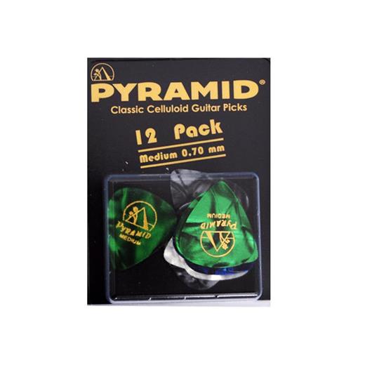 Gitar Aksesuar Pena 12 Adet Pyramid 0.70 MM Medium 555CP