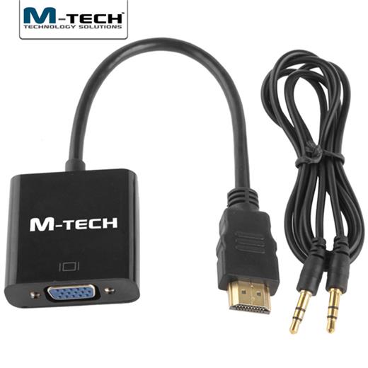 M-Tech Mhvc0052 Hdmi - Vga Çevirici, Ses Destekli, 1080P