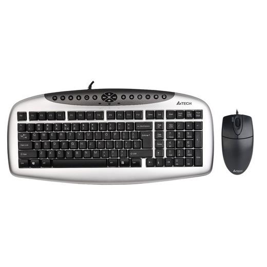 A4 Tech Kb-21620D Q Multımedya Ps/2 Siyah/Gri Set