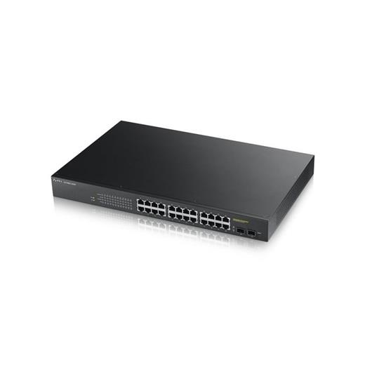 ZyXEL 24port 170w FULL PoE GS1900-24HP GIGABIT 2X SFP Yönetilebilir Switch RackMount