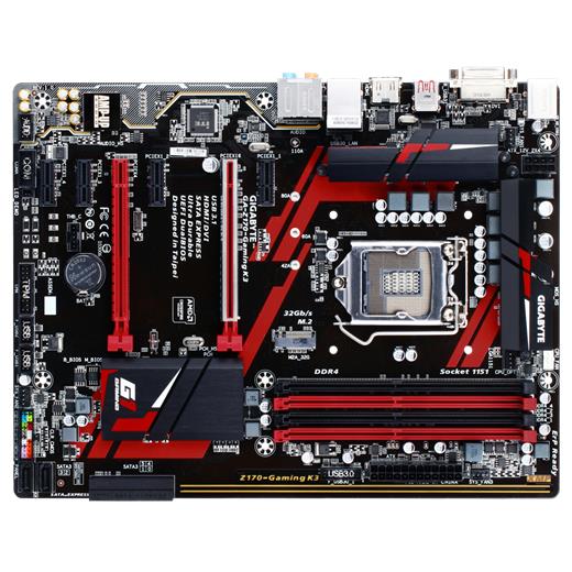 Gigabyte Ga-Z170-Gaming K3 Lga 1151 Ddr4 M.2 Sata Usb 3.1 Anakart